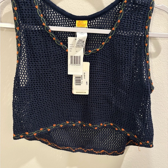 Agua Bendita - Jardim Handmade Brit Crop Top - Picture 4 of 9
